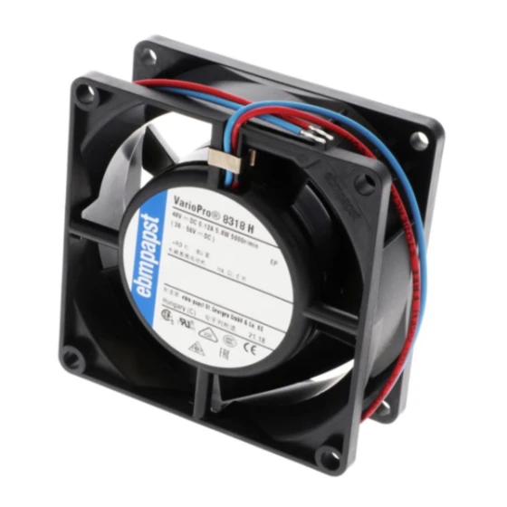 Ventilador ebm-papst 8318H