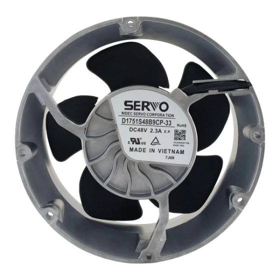 Ventilador Nidec/SERVO D1751S48B9CP-54