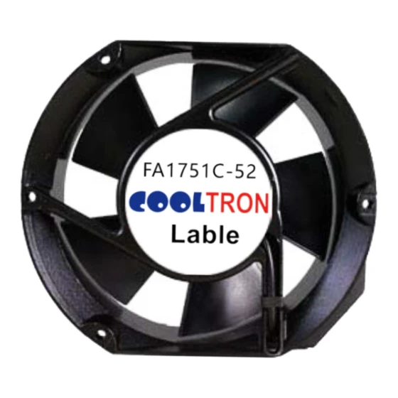 Ventilador Cooltron FA1751B11T7C-52