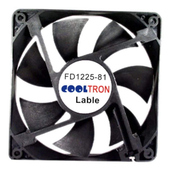 Ventilador Cooltron Industrial Supply FD1225B12W7-81-2R