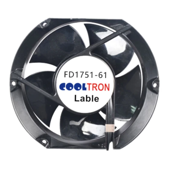 Ventilador Cooltron Industrial Supply FD1751B24W7-3P-61