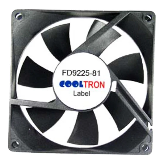 Ventilador Cooltron Industrial Supply FD9225B24W11-81-3H