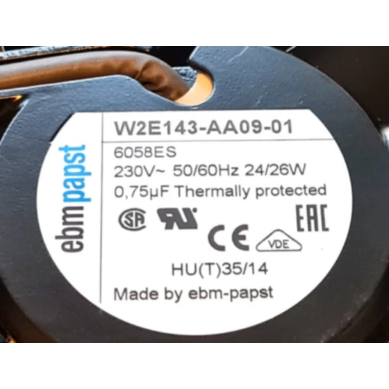 Ventilador Ebmpapst W2E143-AA09-01